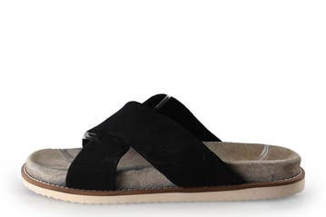 Manfield Slippers in maat 44 Zwart, Slippers, Manfield, Verzenden, Zwart