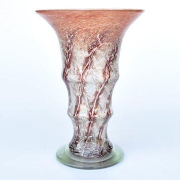 WMF / Geislingen - Karl Wiedmann - Vaas - Glas - IKORA 24 cm, Antiquités & Art