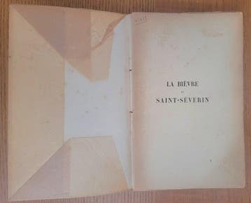 J.-K. Huysmans - La Bièvre et Saint-Séverin - 1898, Antiek en Kunst