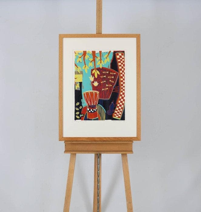 Diana van Hal (1954) - Trommel, Antiek en Kunst, Kunst | Designobjecten