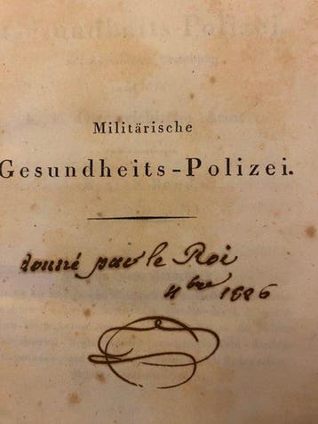 Johann Nepomuk Isfordink - Militärische Gesundheits-Polizei,