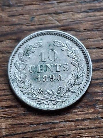 Nederland. Willem I, Willem III, Wilhelmina. 10 Cents