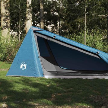 vidaXL Tunneltent 1-persoons waterdicht blauw, Verzenden