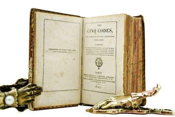 Napoléon - Les Cinq Codes, avec indication de leurs