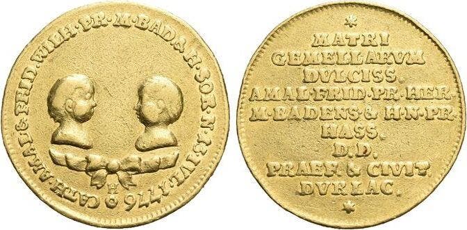 Goud-dukat 1776 Baden-durlach Karl Friedrich 1738-1806, Timbres & Monnaies, Monnaies & Billets de banque | Accessoires, Envoi
