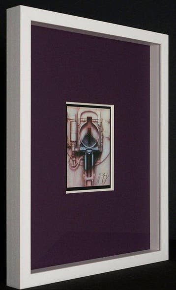H.R. Giger (1940-2014) - Signiert - Art Card - Aus, Antiek en Kunst