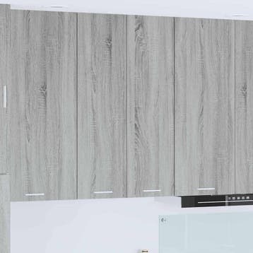 vidaXL Hangkast met opslag Grijs Sonoma 60 x 31 x 100 cm, Verzenden, Nieuw