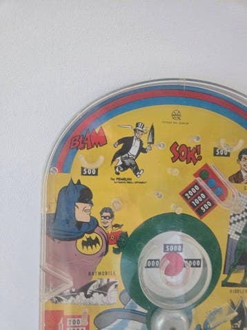 Marx - Jouet MARX 1966 BATMAN & ROBIN PINBALL – VINTAGE