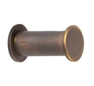 Kapstokhaak Jolie Rieu rond 20 mm antiek brons, Nieuw, Overige materialen