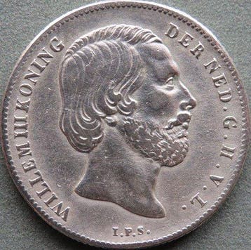 Nederland. Willem III. 1/2 Gulden 1862 (Zonder minimumprijs)