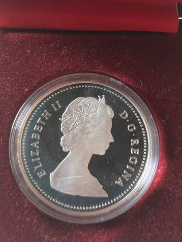 Canada Elizabeth II. 1 Dollar 1986 - Centenario Ferrovia
