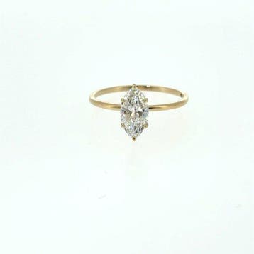 Sans prix de réserve - Bague - 14 carats Or jaune - 1.05ct., Handtassen en Accessoires, Nieuw