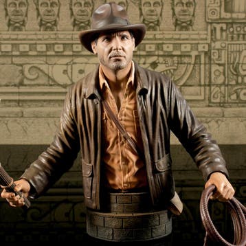 Indiana Jones: Raiders of the Lost Ark Bust 1/6 Indiana Jone, Ophalen of Verzenden