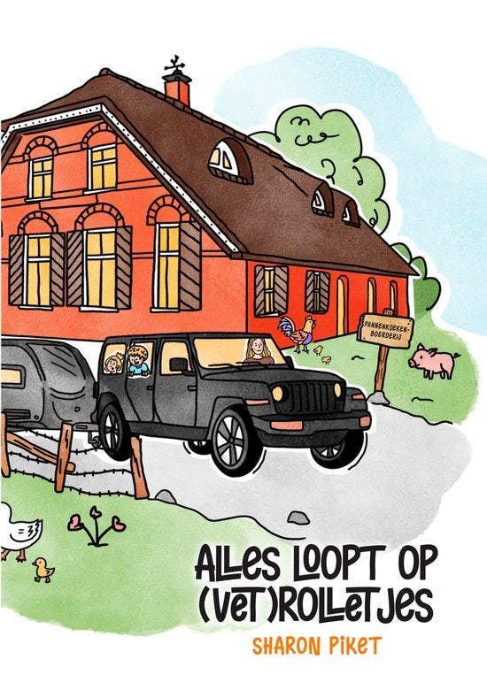 alles loopt op (vet)rolletjes 9789492744234 Sharon Piket, Boeken, Overige Boeken, Zo goed als nieuw, Verzenden