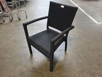 (9x) Stapelbare rieten terrasstoelen, Nieuw in verpakking