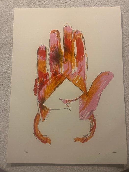 Mario Schifano (1934-1998) - Mano, Antiek en Kunst, Antiek | Overige Antiek