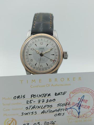 Oris - Pointer Date - Zonder minimumprijs - Heren -, Nieuw