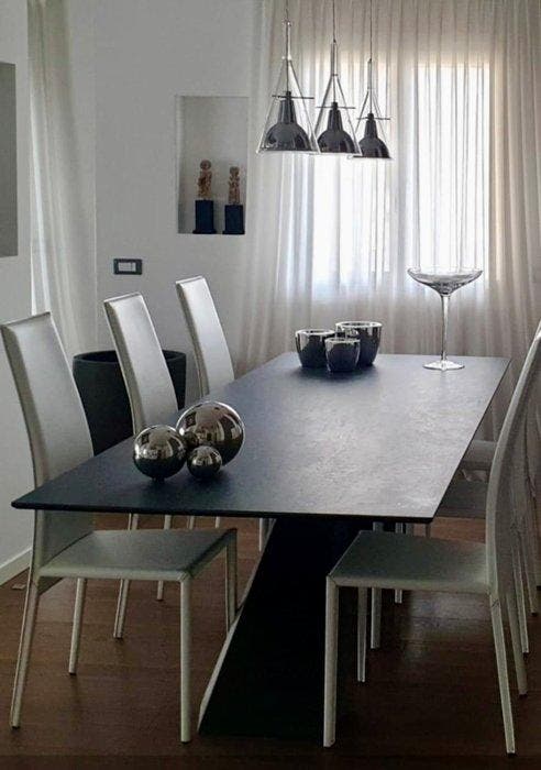 Cattelan Elliot - Table - Ardoise, Acier, Antiek en Kunst, Kunst | Designobjecten