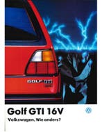 1986 VOLKSWAGEN GOLF GTI 16V BROCHURE NEDERLANDS, Boeken, Ophalen of Verzenden, Nieuw