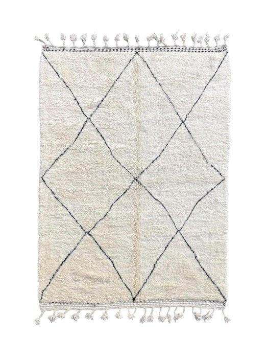 Luxe Marokkaanse Beni M’rirt Tapijt – Handgeknoopt Wol –, Huis en Inrichting, Stoffering | Tapijten en Vloerkleden