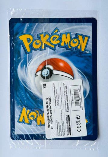 Pokémon Verzegelde kaart - Pikachu at the Museum - 30th, Hobby en Vrije tijd, Nieuw