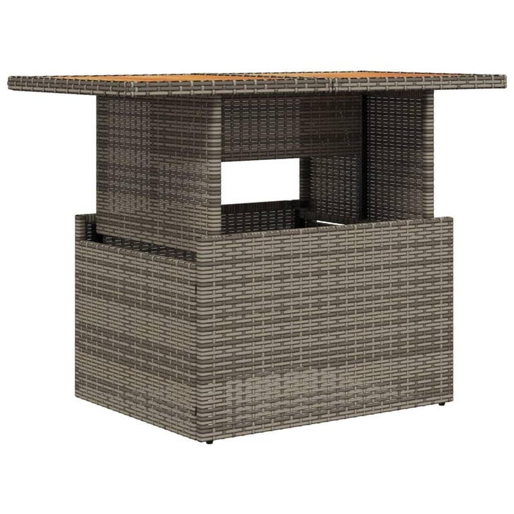 Tuintafel 100x55cm verstelbaar | Retour Deal | 34% korting, Tuin en Terras, Tuintafels, Rechthoekig, Zo goed als nieuw, Wicker