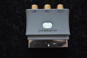 XBOX 360  Scart Block Grijs Origineel, Verzenden