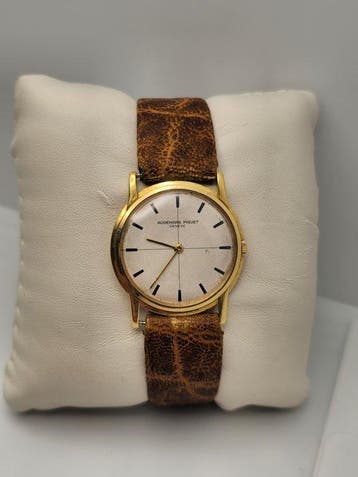 Audemars Piguet - Geneve 18 kt - Elefant Hirsch leather -, Handtassen en Accessoires, Horloges | Heren, Nieuw