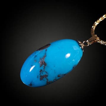 Geen reserve – Groot, van topkwaliteit 31,35 ct turquoise