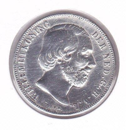 Nederland. Willem III. 1 Gulden 1853, Postzegels en Munten, Munten | Nederland