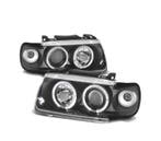 PHARES VOLKSWAGEN VW POLO 6N HATCHBACK 94-99 YEUX DANGE NOI, Verzenden