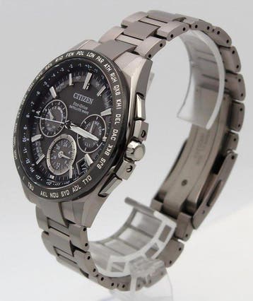 Citizen - Attesa Eco-Drive Satellite Wave GPS Titanium -, Nieuw