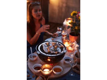 Barbecook Joya - Tafel BBQ Houtskool - 31cm - Zwart (set van, Verzenden, Zo goed als nieuw