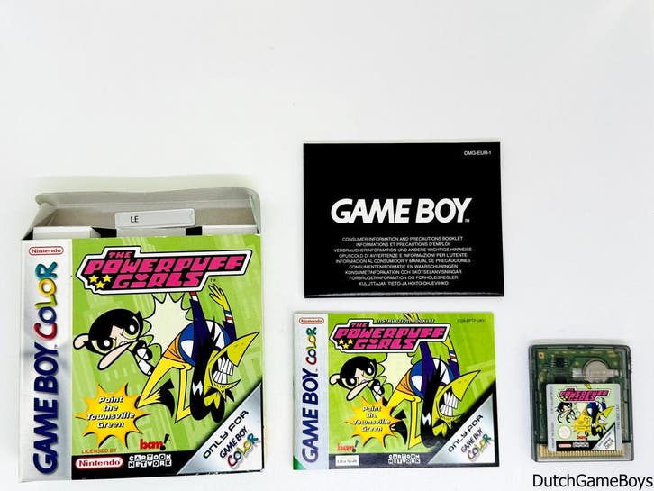 Gameboy Color - The Powerpuff Girls - UKV, Games en Spelcomputers, Games | Nintendo Game Boy, Gebruikt, Verzenden