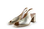 Camilacosta Slingbacks in maat 39 Goud, Kleding | Dames, Schoenen, Overige kleuren, Verzenden, Camila'costa, Zo goed als nieuw