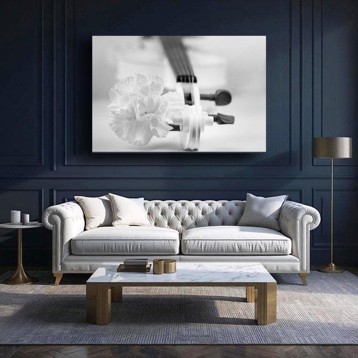 Viktoria Farkas - The Soul is Like a Violin - Premium Canvas, Antiek en Kunst, Kunst | Designobjecten