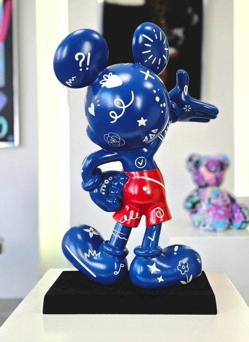 Patryk Konrad - Street Art style collectible Mickey Mouse, Antiek en Kunst, Kunst | Designobjecten