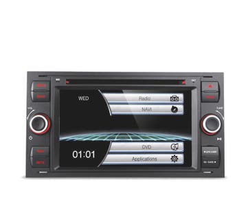 AUTORADIO GPS 2DIN 7 GPS TACTILE POUR FORD FOCUS C-MAX FIES, Verzenden