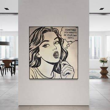 Timo Wedell - Lick me, I‘m a Hero - XL - Timo‘s Lichtenstein