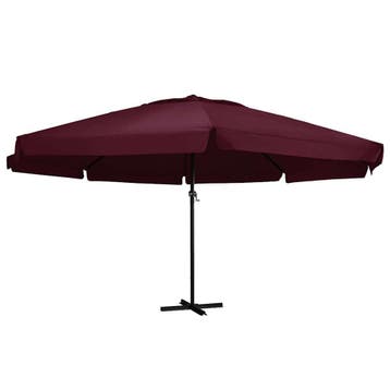 Parasol 600cm Aluminium | Tweede kansje | OP = OP, Verzenden, Zo goed als nieuw, Meer dan 4 meter, Stokparasol