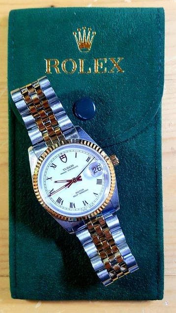 Tudor - Prince Oyesterdate - White Roman Numerals - Sans
