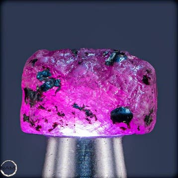 Saphir naturel de couleur padparadscha – esthétique des