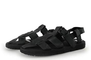 Sacha Sandalen in maat 45 Zwart, Sandalen, Verzenden, Zwart, Zo goed als nieuw