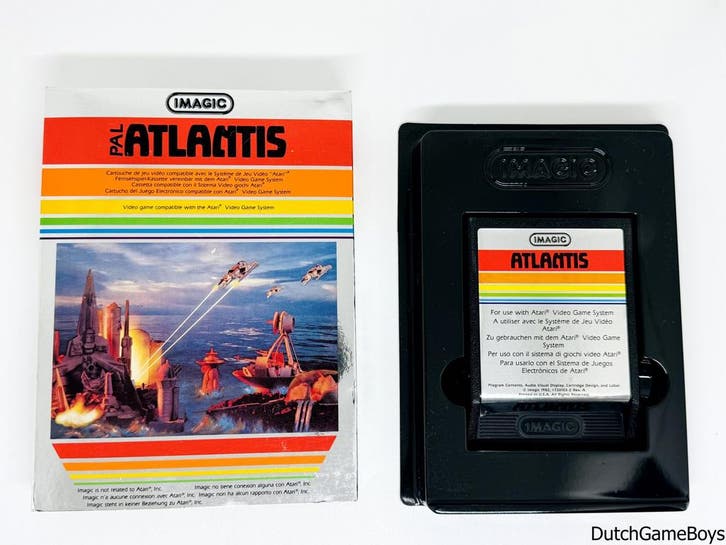 Atari 2600 - Atlantis, Games en Spelcomputers, Spelcomputers | Atari, Gebruikt, Verzenden