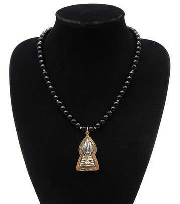 Obsidienne - Reliquaire – Bouddha de l’Éveil – Rempart