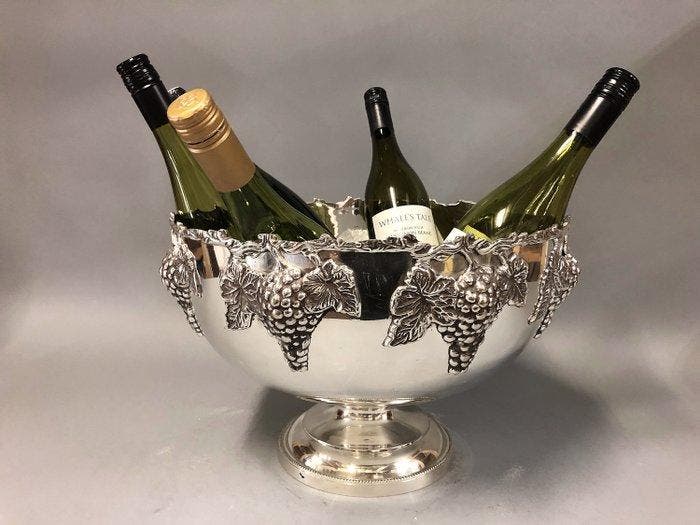 Champagne koeler - Verzilverd, Antiek en Kunst, Antiek | Meubels | Tafels