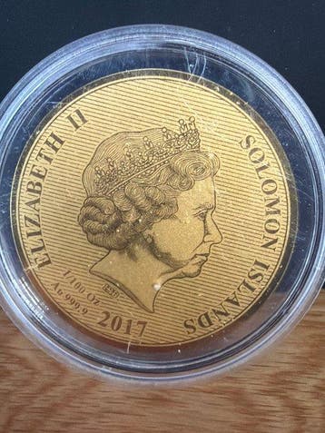 Salomonseilanden. 10 Dollars 2017 Brasher Doubloon 1787,