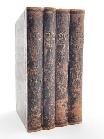 [ERSTAUSGABE; Loch-Vulgata Bibel] Biblia Sacra. - 1849