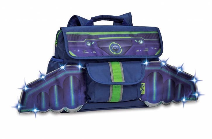 LED Space Racer Flyer Rugzak (Small), Handtassen en Accessoires, Kindersieraden, Verzenden