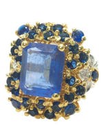 Sans prix de réserve - Bague - 9 carats Argent, Or jaune